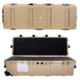 Eylar Extra Large 44in Waterproof Deep Heavy Transport Stacker Roller Rifle Hard Case w/Foam, Tan, SA00028-TAN