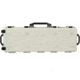 Eylar Large 48in Waterproof Roller Hard Rifle Case w/Foam, White, SA00014-WHI