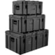 Eylar SR-7 Combo Crossover Transport Cargo Case - 3 Pack, Black, SR00007-COMBO-BLK