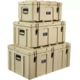 Eylar SR-7 Combo Crossover Transport Cargo Case - 3 Pack, Tan, SR00007-COMBO-TAN