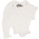 EZ-Aim 15573 Shooting Silhouette Bear 0.38 Thickness White