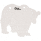 EZ-Aim 15573 Shooting Silhouette Bear 0.38 Thickness White
