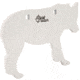EZ-Aim 15574 Shooting Silhouette Coyote 0.38 Thickness White