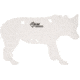 Allen EZ Aim Coyote Steel Shooting Gong Target, 6 lbs, Range 100 yards, White, 15574
