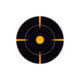 EZ-Aim Adhesive Splash Bullseye Target, Orange, 6X6, 15255