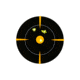 EZ-Aim Adhesive Splash Bullseye Target, Orange, 6X6, 15255