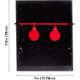 EZ-Aim Air Gun Pellet, BB Shooting Target & Trap, Black, 7W x 7.5H, 15429