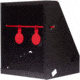 EZ-Aim Air Gun Pellet, BB Shooting Target & Trap, Black, 7W x 7.5H, 15429