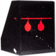 EZ-Aim Air Gun Pellet, BB Shooting Target & Trap, Black, 7W x 7.5H, 15429