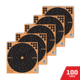 EZ-Aim Allen Adhesive Paper Splash Shooting Targets Bullseye 12in Square Black/Orange 100/ct, 15305