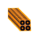 EZ-Aim Allen Adhesive Splash Bullseye Target, Orange, 3X3, 15326