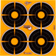 EZ-Aim Allen Adhesive Splash Bullseye Target, Orange, 3X3, 15326