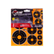 EZ-Aim Allen Adhesive Splash Bullseye Variety Pack Targets, Orange, 1in, 2in, 3in, 15254