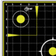 EZ-Aim Allen Non-Adhesive Splash Sight In Grid Target, Green, 12X12, 15211