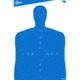 EZ-Aim Allen Paper Silhouette Target, White/Blue, 23X35, 15331