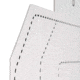 EZ-Aim Coroplast IPSC Silhouette Shooting Target 18 x 30 Inches, White, Single Pack, 15575
