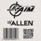 EZ-Aim Coroplast IPSC Silhouette Shooting Target 18 x 30 Inches, White, Single Pack, 15575