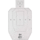 EZ-Aim Coroplast IPSC Silhouette Shooting Target 18 x 30 Inches, White, Single Pack, 15575