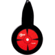 EZ-Aim Deflector Resetting Spinner Target System, Black/Red, 16 in x 22.5 in, 15340