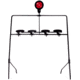 EZ-Aim Deflector Resetting Spinner Target System, Black/Red, 16 in x 22.5 in, 15340