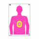 EZ-Aim EZ Aim Fun In The Pink Silhouette Paper Shooting Target, 12in x 18in, 8-Pack, Pink, 15646