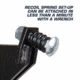 EZ-Aim Fence Topper Gong Hook and Recoil Spring Combo, Multi, 15634