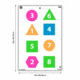 EZ-Aim Fun Group Paper Shooting Targets, 12inW x 18inH, 8-Targets, Multi, 15643
