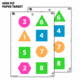 EZ-Aim Fun Group Paper Shooting Targets, 12inW x 18inH, 8-Targets, Multi, 15643