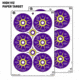 EZ-Aim Fun Group Paper Shooting Targets, 12inW x 18inH, 8-Targets, Multi, 15643
