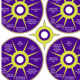 EZ-Aim Fun Group Paper Shooting Targets, 12inW x 18inH, 8-Targets, Multi, 15643