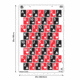 EZ-Aim Fun House of Cards Game Paper Targets, 23inW x 35inH, 3-Pack, 15655
