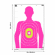 EZ-Aim Fun In The Pink Silhouette Paper Shooting Targets, 23inW x 35inH, 3-Pack, Multi, 15653