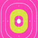 EZ-Aim Fun In The Pink Silhouette Paper Shooting Targets, 23inW x 35inH, 3-Pack, Multi, 15653