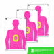 EZ-Aim Fun In The Pink Silhouette Paper Shooting Targets, 23inW x 35inH, 3-Pack, Multi, 15653
