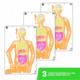 EZ-Aim Fun Makin Bones About It Silhouette Paper Shooting Target, 23inW x 35inH, 3-Pack, 15656