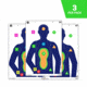 EZ-Aim Fun Shot Commander Paper Shooting Targets, 23inW x 35inH, 3-Pack, Multi, 15654