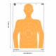 EZ-Aim Fun Tough Crowd Paper Shooting Targets, 23inW x 35inH, 3-Targets, Multi, 15658