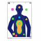 EZ-Aim Fun Tough Crowd Paper Shooting Targets, 23inW x 35inH, 3-Targets, Multi, 15658