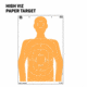 EZ-Aim Fun Tough Crowd Paper Shooting Targets, 23inW x 35inH, 3-Targets, Multi, 15658