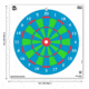 EZ-Aim Fun Triggering More Fun Paper Shooting Targets, 12inW x 12inH, 9-Pack, Multi, 15640