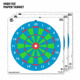 EZ-Aim Fun Triggering More Fun Paper Shooting Targets, 12inW x 12inH, 9-Pack, Multi, 15640