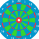 EZ-Aim Fun Triggering More Fun Paper Shooting Targets, 12inW x 12inH, 9-Pack, Multi, 15640