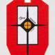 EZ-Aim Hardrock AR500 IPSC Silhouette Shooting Target, White/Red/Black, 14.875 in x 9 in, 15371