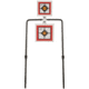 EZ-Aim Hardrock AR500 Square Spinner Targets &amp; Stand, Rimfire Rounds &amp; Centerfire Pistols, White/Red/Black, 9.5W x 22.75H, 15365