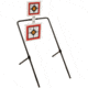 EZ-Aim Hardrock AR500 Square Spinner Targets &amp; Stand, Rimfire Rounds &amp; Centerfire Pistols, White/Red/Black, 9.5W x 22.75H, 15365