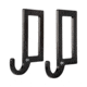 EZ-Aim Horizontal Steel Gong Shooting Target Hanging Hook, 2-Pack, Black, 15571