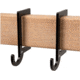 EZ-Aim Horizontal Steel Gong Shooting Target Hanging Hook, 2-Pack, Black, 15571