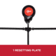 EZ-Aim Metal Resetting Target Set For Plinking, Black, 15285