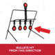 EZ-Aim Metal Resetting Target Set For Plinking, Black, 15285