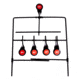EZ-Aim Metal Resetting Target Set For Plinking, Black, 15285